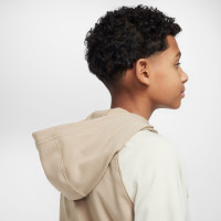 Nike Sportswear Poly Tracksuit Full-Zip Hooded Kids Beige Off-White