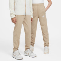 Nike Sportswear Poly Tracksuit Full-Zip Hooded Kids Beige Off-White