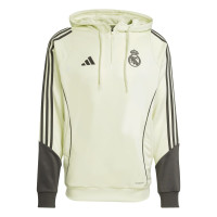 adidas Real Madrid Track Hoodie 2025-2026 Lichtgroen Grijs