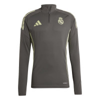 adidas Real Madrid Training sweater 1/4-Zip 2025-2026 Grey Light Green