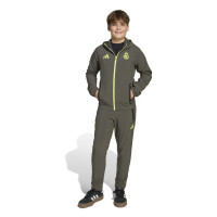 adidas Real Madrid Vis Tech Vest Kids Grijs Lichtgroen