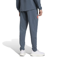 adidas Bayern München Vis Tech Trainingsbroek 2025-2026 Donkergrijs Oranje