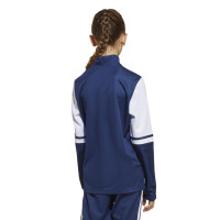 adidas Squadra 25 Trainingstrui 1/4-Zip Kids Donkerblauw Wit