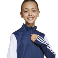 adidas Squadra 25 Trainingstrui 1/4-Zip Kids Donkerblauw Wit