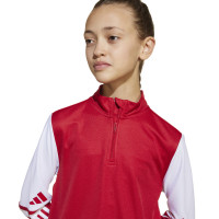 adidas Squadra 25 Trainingstrui 1/4-Zip Kids Rood Wit