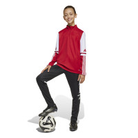 adidas Squadra 25 Trainingstrui 1/4-Zip Kids Rood Wit