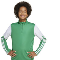adidas Squadra 25 Tracksuit 1/4-Zip Kids Green Black White