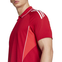 adidas Tiro 25 Competition Polo Trainingsset Rood Zwart