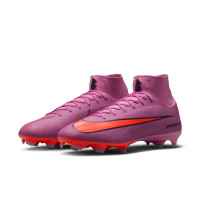 Nike Zoom Mercurial Superfly 10 Pro Gras Football Boots (FG) Pink Bright Red Light Blue