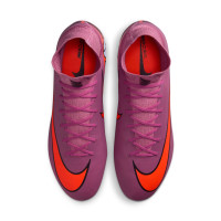 Nike Zoom Mercurial Superfly 10 Pro Gras Football Boots (FG) Pink Bright Red Light Blue