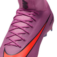 Nike Zoom Mercurial Superfly 10 Pro Gras Football Boots (FG) Pink Bright Red Light Blue