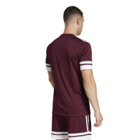 adidas Squadra 25 Football Kit Burgundy White