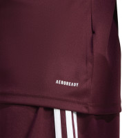 adidas Squadra 25 Football Shirt Burgundy White