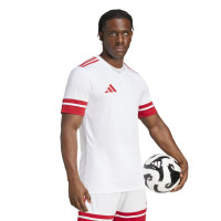 adidas Squadra 25 Football Shirt White Red