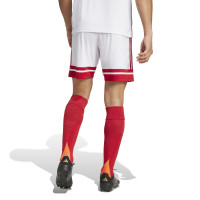 adidas Squadra 25 Football Shorts White Red