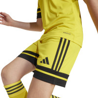 adidas Squadra 25 Kids Football Shorts Yellow Black
