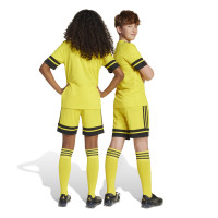 adidas Squadra 25 Kids Football Shorts Yellow Black