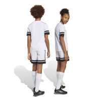 adidas Squadra 25 Voetbalbroekje Kids Wit Zwart