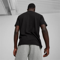 PUMA teamFINAL Casuals Polo Zwart Zilver