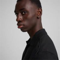 PUMA teamFINAL Casuals Polo Zwart Zilver