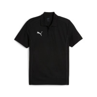 PUMA teamFINAL Casuals Polo Zwart Zilver