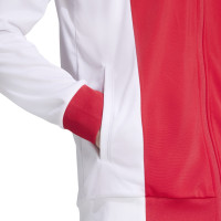 adidas Ajax DNA Trainingsjack Wit Rood