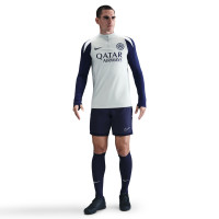 Nike Inter Milan Strike Training Top 1/4-Zip 2025-2026 Light Grey Dark Blue White