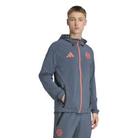 adidas Bayern München Vis Tech Vest 2025-2026 Donkergrijs Oranje