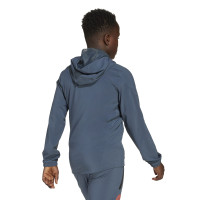 adidas Bayern München Vis Tech Vest 2025-2026 Kids Donkergrijs Oranje