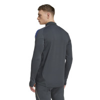 adidas Olympique Lyon Trainingspak 1/4-Zip 2025-2026 Donkergrijs Goud Rood Blauw