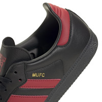 adidas Samba Manchester United Sneakers Zwart Rood Goud