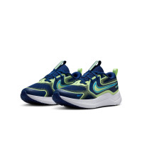 Nike Cosmic Runner Running Shoes Kids Dark Blue Green White
