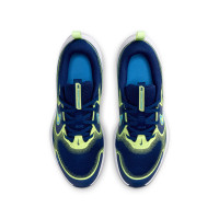 Nike Cosmic Runner Running Shoes Kids Dark Blue Green White