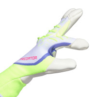 adidas Predator Pro Hybrid Keepershandschoenen Wit Neongeel Roze