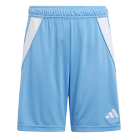 adidas Tiro 24 Kids Football Shorts Light Blue White