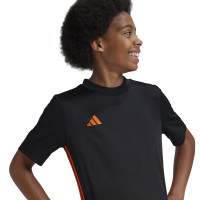adidas Tabela 23 Kids Football Shirt Black Orange