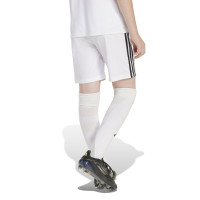 adidas Tastigo 25 Kids Football Shorts White Black