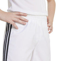 adidas Tastigo 25 Kids Football Shorts White Black