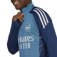adidas Arsenal Tracksuit 1/4-Zip 2025-2026 Kids Blue Dark Blue White