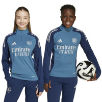 adidas Arsenal Tracksuit 1/4-Zip 2025-2026 Kids Blue Dark Blue White