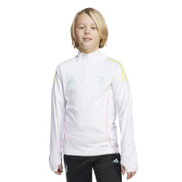 adidas Juventus Trainingspak 1/4-Zip 2025-2026 Kids Wit Zwart