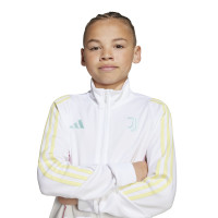 adidas Juventus Full-Zip Tracksuit 2025-2026 Kids White Black