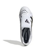 adidas Predator Elite FT Gras Voetbalschoenen (FG) Kids Wit Zwart Goud