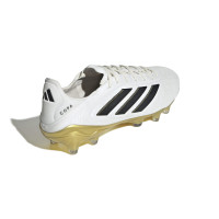 adidas Copa Pure III Elite Gras Football Boots (FG) White Black Gold