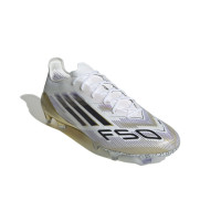 adidas F50 Elite Gras Voetbalschoenen (FG) Wit Zwart Goud
