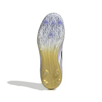 adidas F50 Elite Laceless Grass Football Boots (FG) Kids White Black Gold