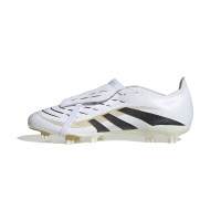 adidas Predator League FT Grass/Artificial Grass Football Boots (MG) White Black Gold