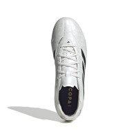 adidas Copa Pure III League Grass/Artificial Grass Football Boots (MG) Kids White Black Gold