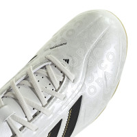 adidas Copa Pure III League Grass/Artificial Grass Football Boots (MG) Kids White Black Gold