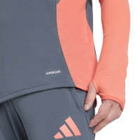 adidas Bayern München Trainingspak 1/4-Zip 2025-2026 Donkergrijs Oranje